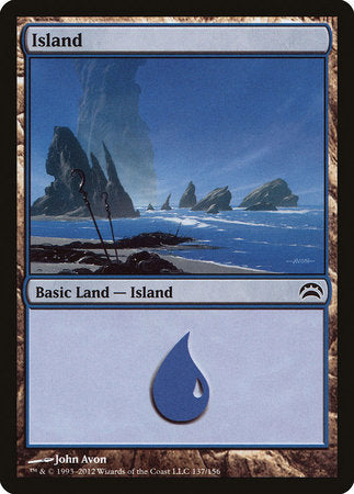 Island (137) [Planechase 2012] | Cards and Coasters CA