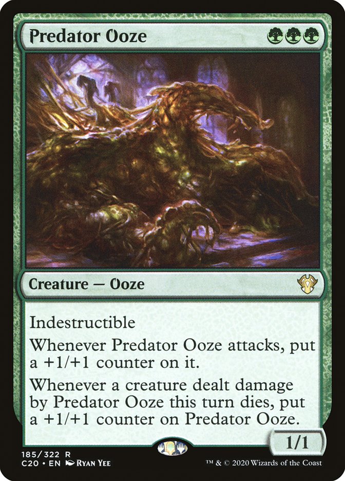 Predator Ooze [Commander 2020] | Cards and Coasters CA