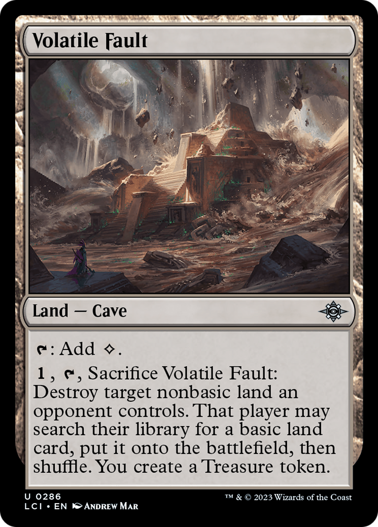 Volatile Fault [The Lost Caverns of Ixalan] | Cards and Coasters CA