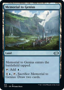 Memorial to Genius [Jumpstart 2022] | Cards and Coasters CA