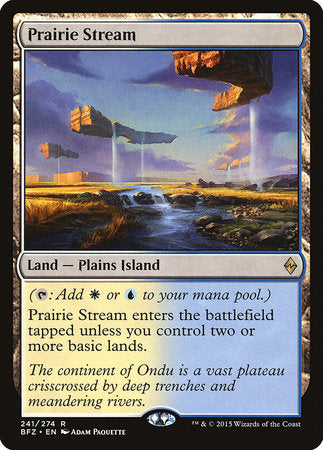 Prairie Stream [Battle for Zendikar] | Cards and Coasters CA