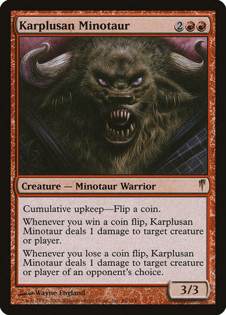 Karplusan Minotaur [Coldsnap] | Cards and Coasters CA