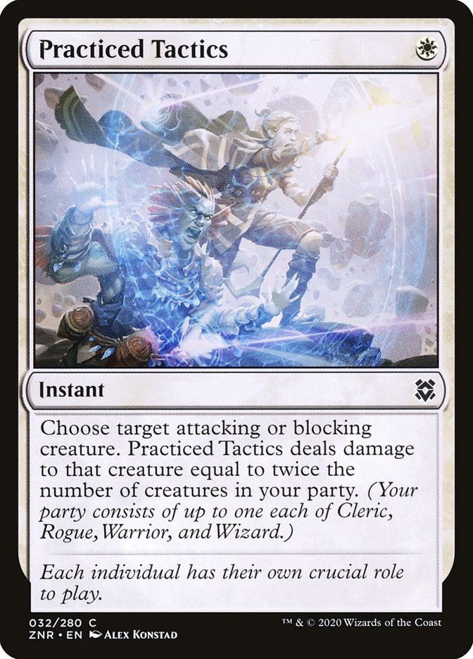 Practiced Tactics [Zendikar Rising] | Cards and Coasters CA