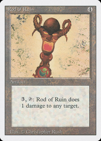Rod of Ruin [Revised Edition] | Cards and Coasters CA