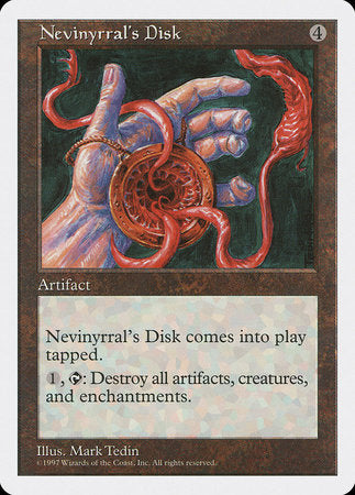 Nevinyrral's Disk [Fifth Edition] | Cards and Coasters CA