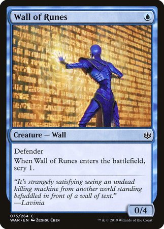 Wall of Runes [War of the Spark] | Cards and Coasters CA