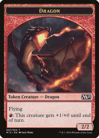 Dragon Token [Magic 2015 Tokens] | Cards and Coasters CA