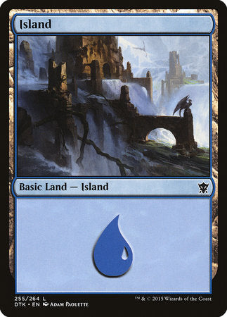 Island (255) [Dragons of Tarkir] | Cards and Coasters CA