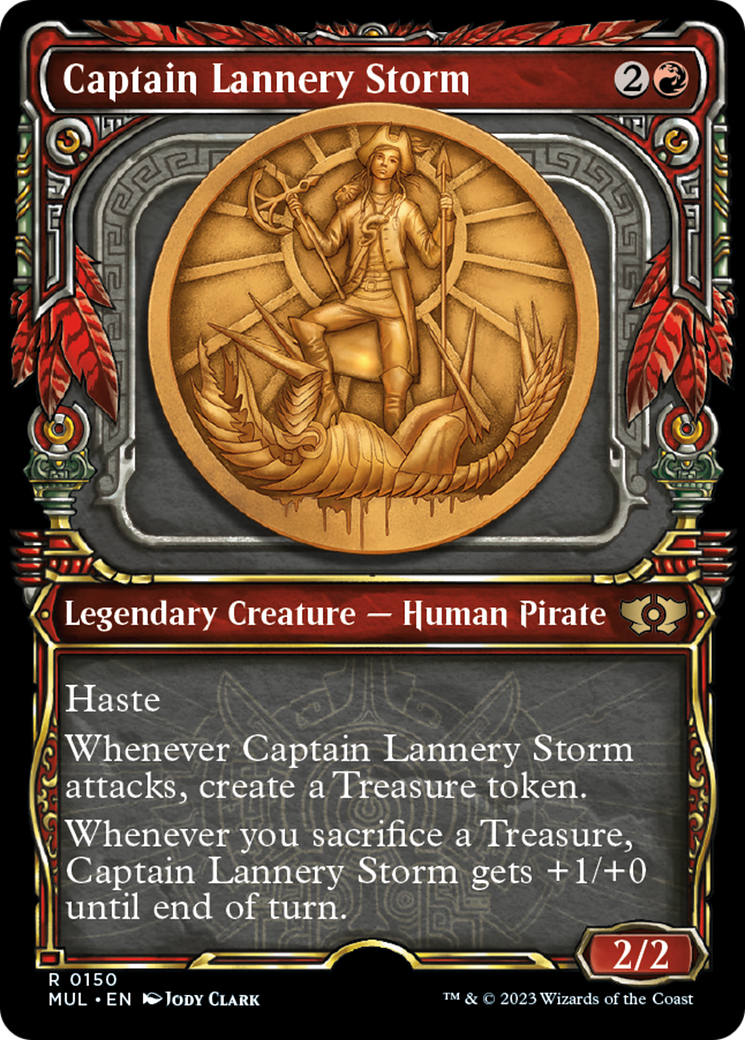 Captain Lannery Storm (Halo Foil) [Multiverse Legends] | Cards and Coasters CA