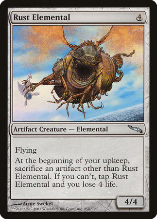 Rust Elemental [Mirrodin] | Cards and Coasters CA