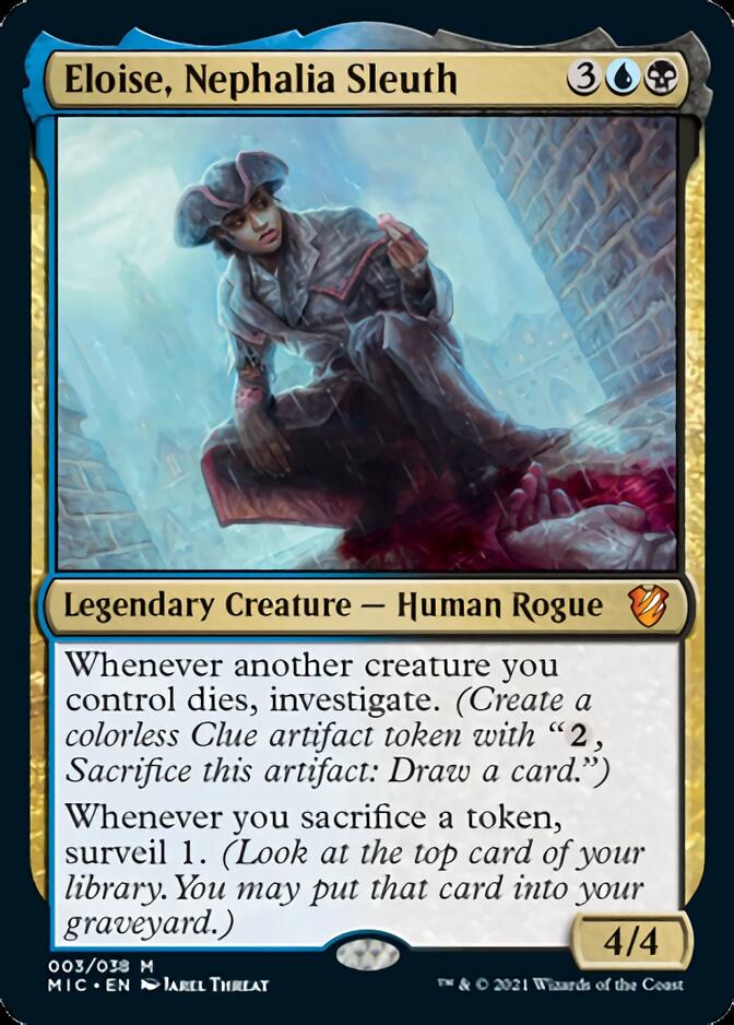Eloise, Nephalia Sleuth [Innistrad: Midnight Hunt Commander] | Cards and Coasters CA