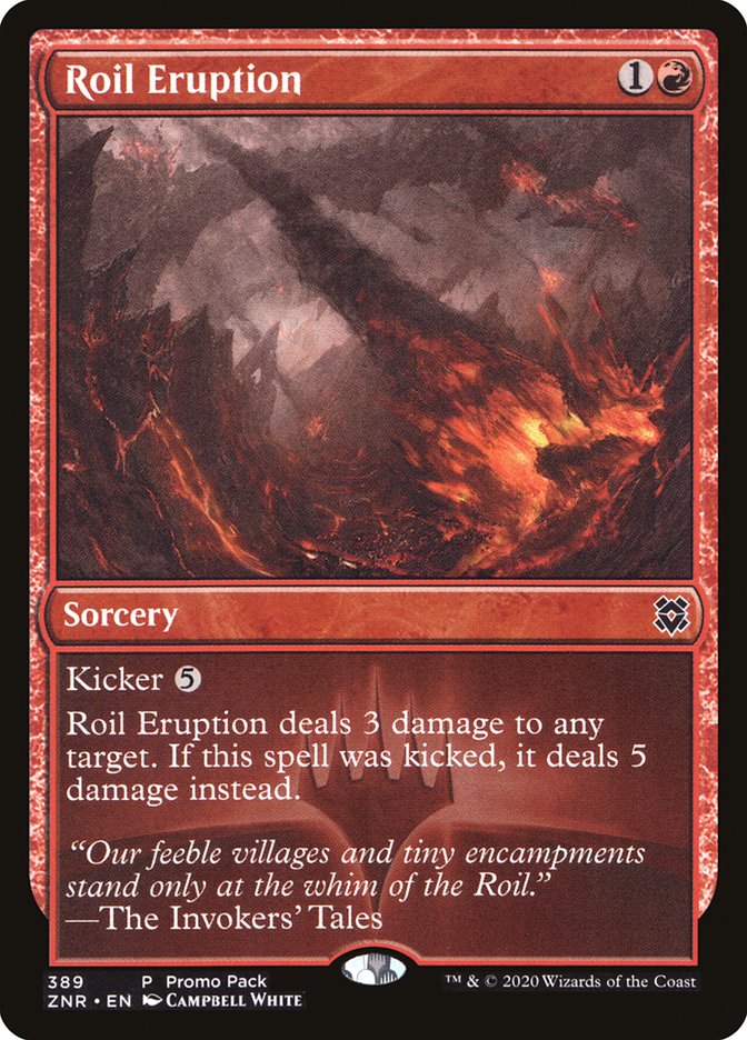 Roil Eruption (Promo Pack) [Zendikar Rising Promos] | Cards and Coasters CA