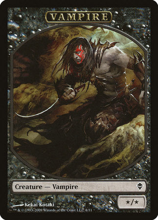 Vampire Token [Zendikar Tokens] | Cards and Coasters CA