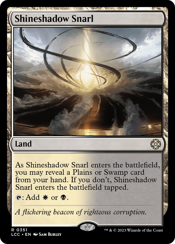 Shineshadow Snarl [The Lost Caverns of Ixalan Commander] | Cards and Coasters CA