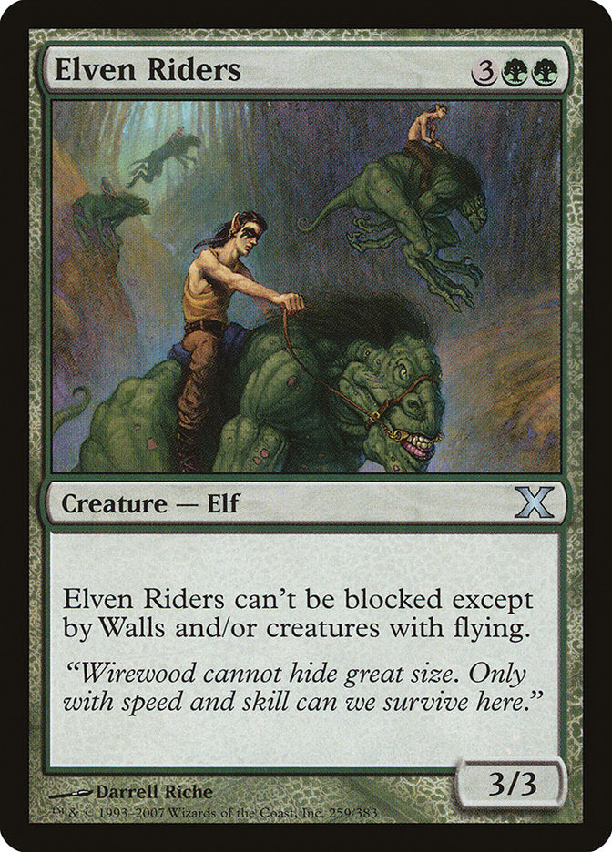 Elven Riders [Tenth Edition] | Cards and Coasters CA