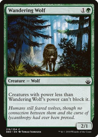 Wandering Wolf [Battlebond] | Cards and Coasters CA