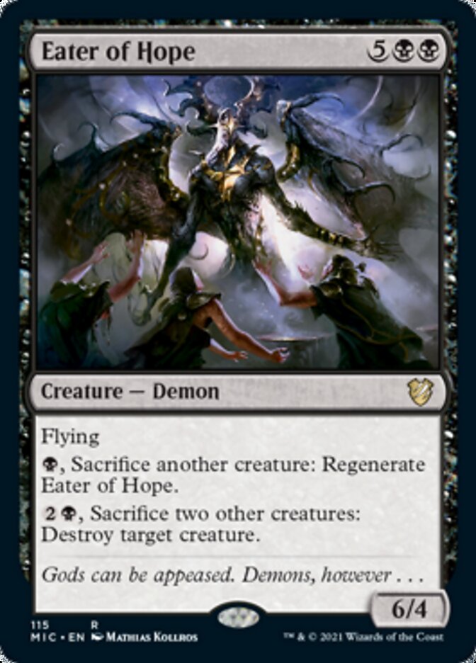 Eater of Hope [Innistrad: Midnight Hunt Commander] | Cards and Coasters CA