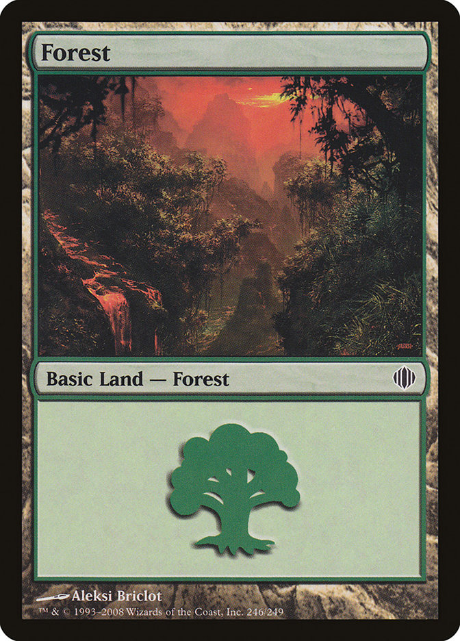 Forest (246) [Shards of Alara] | Cards and Coasters CA