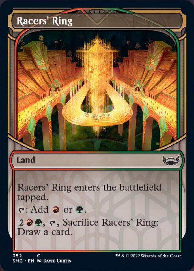 Racers' Ring (Showcase Skyscraper) [Streets of New Capenna] | Cards and Coasters CA