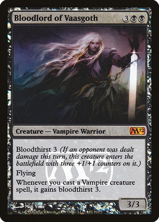 Bloodlord of Vaasgoth [Magic 2012 Promos] | Cards and Coasters CA