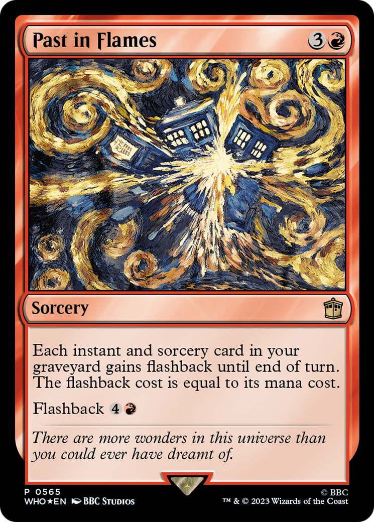 Past in Flames [Doctor Who Promos] | Cards and Coasters CA