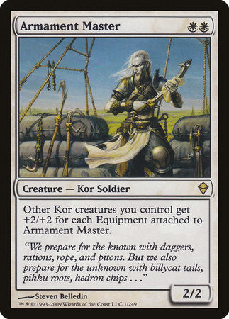 Armament Master [Zendikar] | Cards and Coasters CA