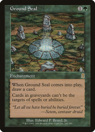 Ground Seal [Odyssey] | Cards and Coasters CA