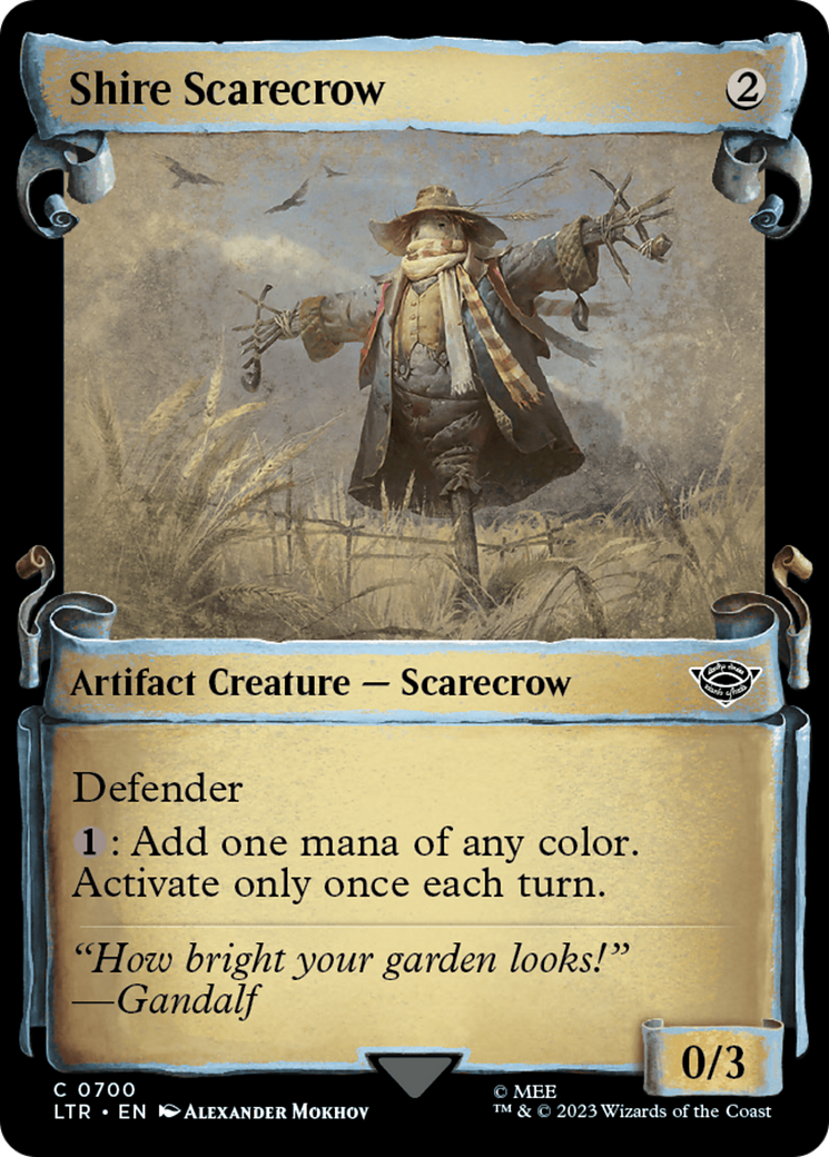 Shire Scarecrow [The Lord of the Rings: Tales of Middle-Earth Showcase Scrolls] | Cards and Coasters CA