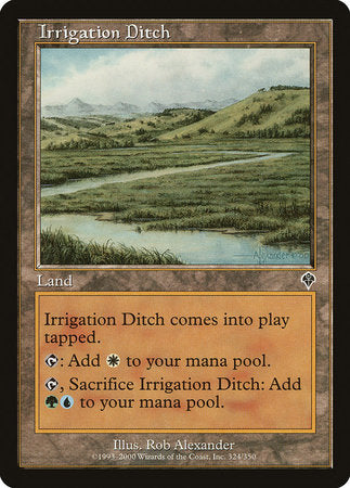 Irrigation Ditch [Invasion] | Cards and Coasters CA