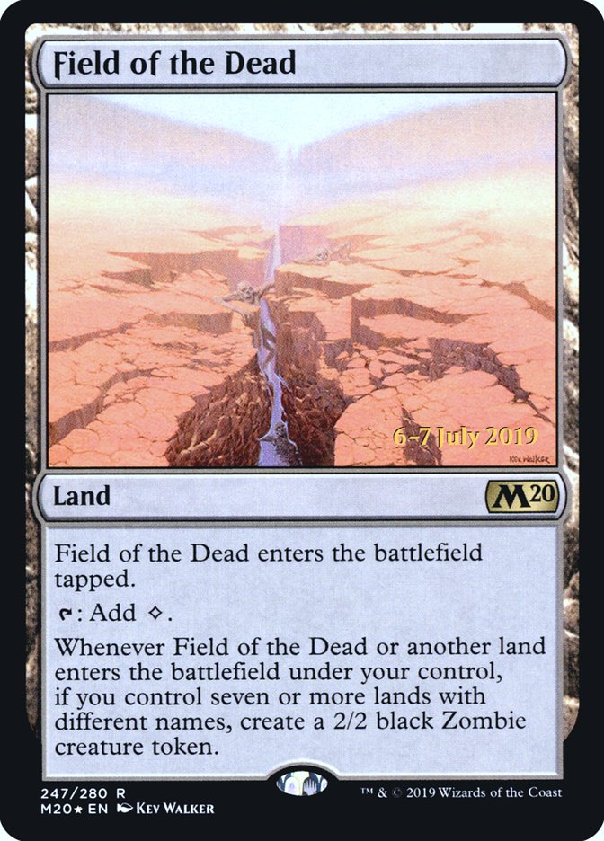 Field of the Dead  [Core Set 2020 Prerelease Promos] | Cards and Coasters CA