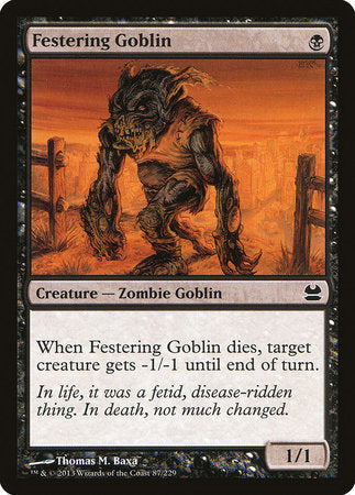 Festering Goblin [Modern Masters] | Cards and Coasters CA