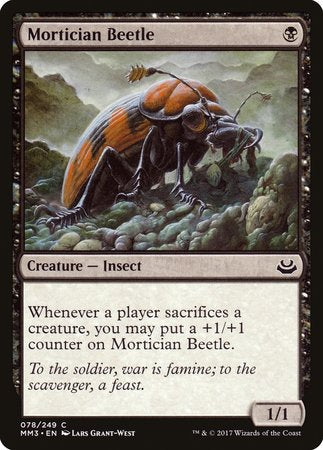 Mortician Beetle [Modern Masters 2017] | Cards and Coasters CA