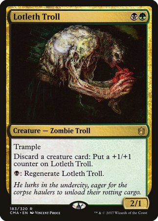 Lotleth Troll [Commander Anthology] | Cards and Coasters CA