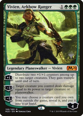 Vivien, Arkbow Ranger [Core Set 2020 Promos] | Cards and Coasters CA