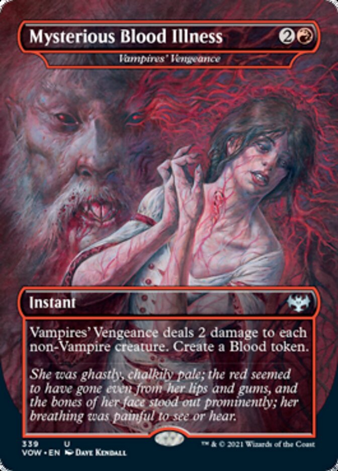 Vampires' Vengeance - Mysterious Blood Illness [Innistrad: Crimson Vow] | Cards and Coasters CA