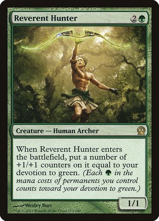 Reverent Hunter [Theros] | Cards and Coasters CA