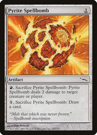 Pyrite Spellbomb [Mirrodin] | Cards and Coasters CA
