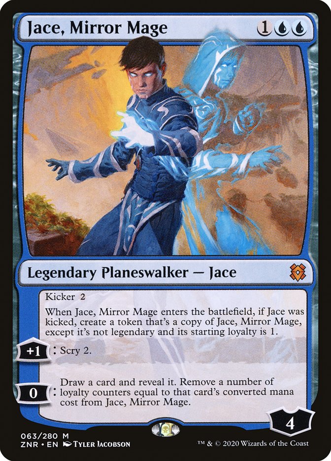 Jace, Mirror Mage [Zendikar Rising] | Cards and Coasters CA