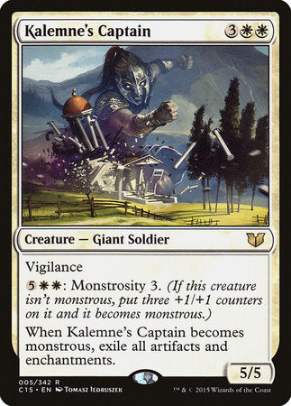Kalemne's Captain [Commander 2015] | Cards and Coasters CA