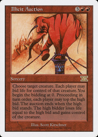 Illicit Auction [Classic Sixth Edition] | Cards and Coasters CA