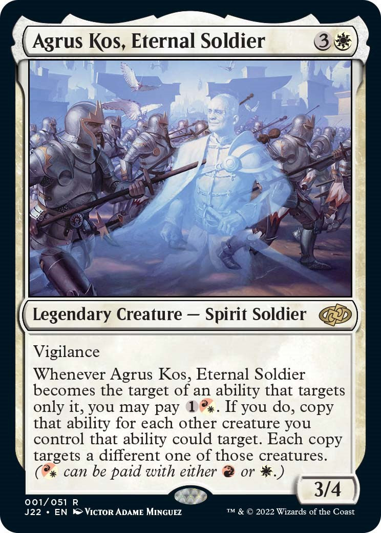 Agrus Kos, Eternal Soldier [Jumpstart 2022] | Cards and Coasters CA