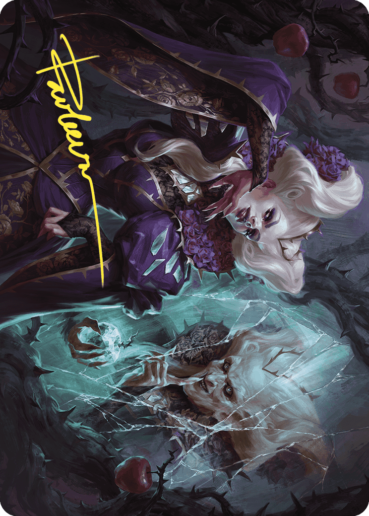 Conceited Witch Art Card (Gold-Stamped Signature) [Wilds of Eldraine Art Series] | Cards and Coasters CA