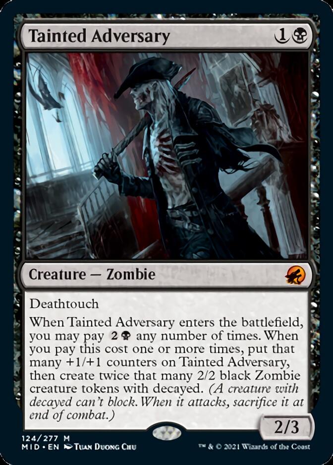 Tainted Adversary [Innistrad: Midnight Hunt] | Cards and Coasters CA