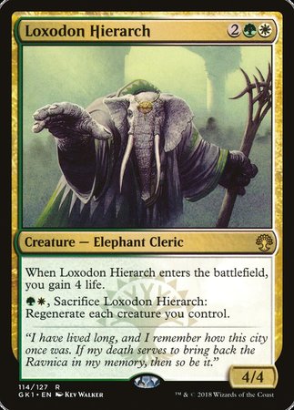 Loxodon Hierarch [GRN Guild Kit] | Cards and Coasters CA