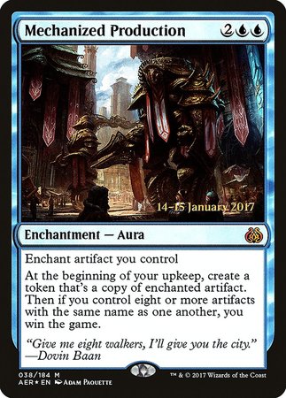 Mechanized Production [Aether Revolt Promos] | Cards and Coasters CA