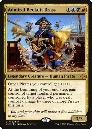 Admiral Beckett Brass [Ixalan] | Cards and Coasters CA