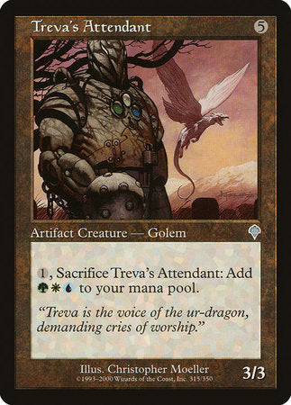 Treva's Attendant [Invasion] | Cards and Coasters CA