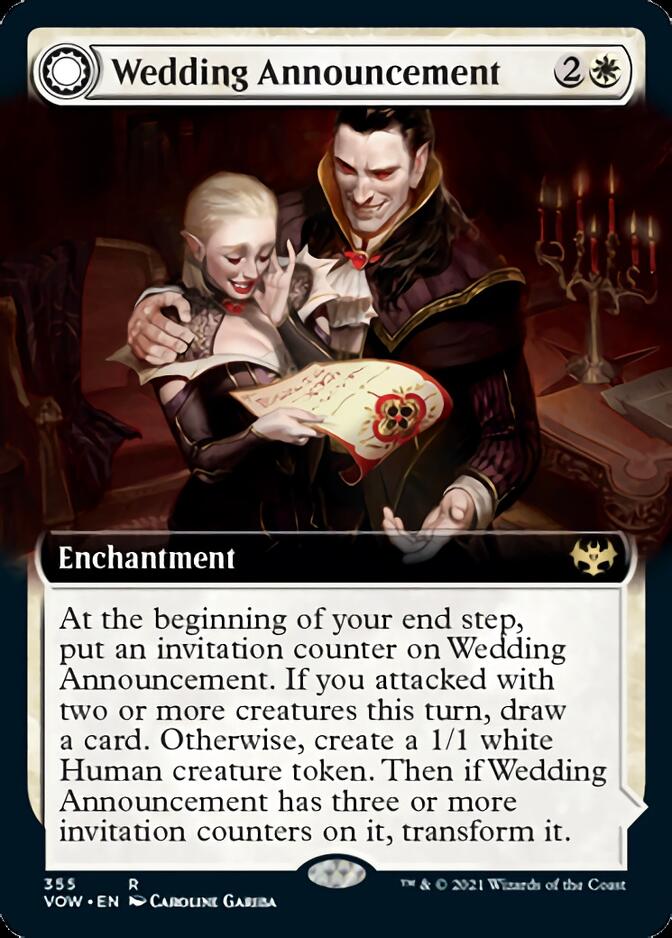 Wedding Announcement // Wedding Festivity (Extended) [Innistrad: Crimson Vow] | Cards and Coasters CA