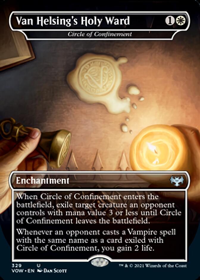 Circle of Confinement - Van Helsing's Holy Ward [Innistrad: Crimson Vow] | Cards and Coasters CA