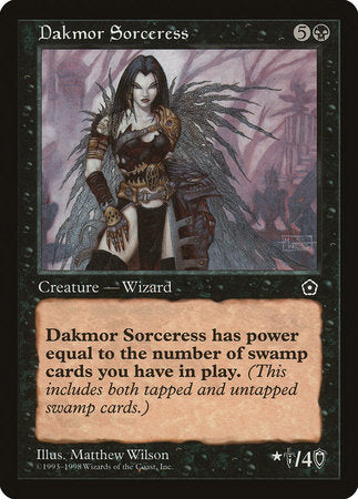 Dakmor Sorceress [Portal Second Age] | Cards and Coasters CA